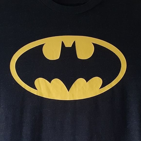 Batman men's black/gray long sleeve graphic t-shirt size M - Picture 5 of 10